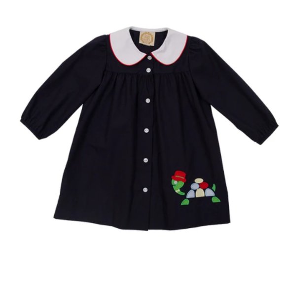 The Beaufort Bonnet Company Other - TBBC Tabitha's Teachers Pet Dress- Turtle Applique